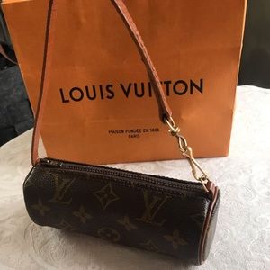 Mini papillon brown monogram